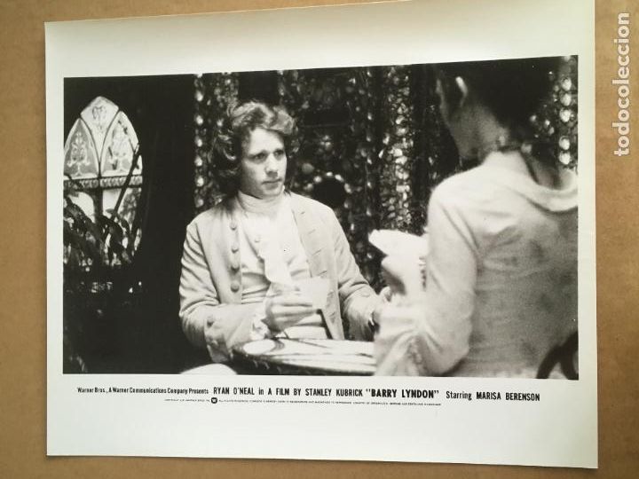 Cine: barry lyndon ryan o'neal marisa berenson stanley kubrick foto original estreno