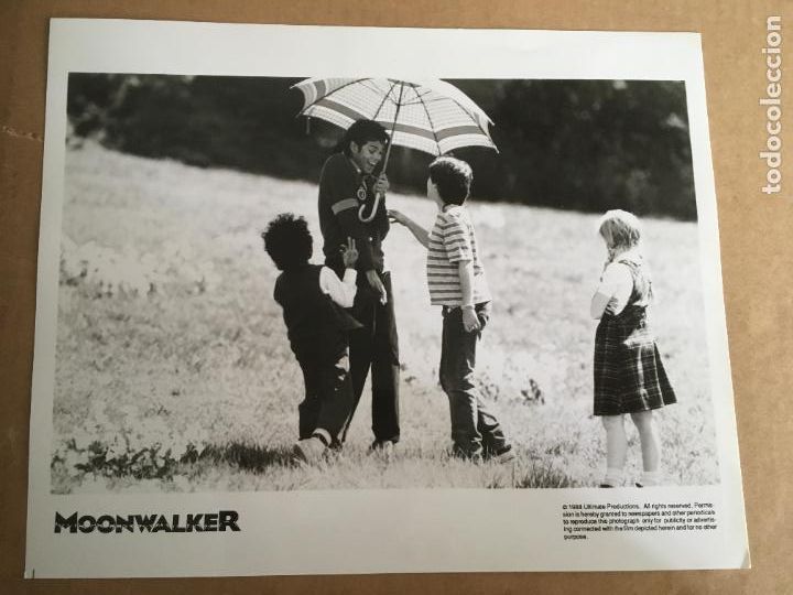Cine: moonwalker michael jackson foto original estreno