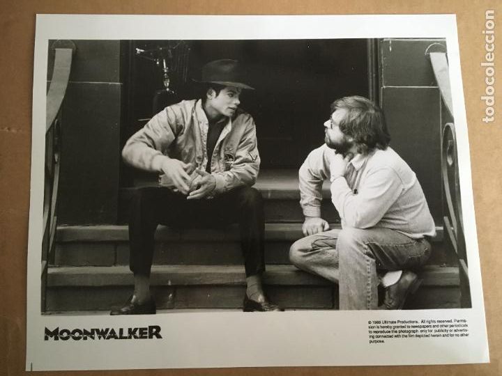 Cine: moonwalker michael jackson foto original estreno