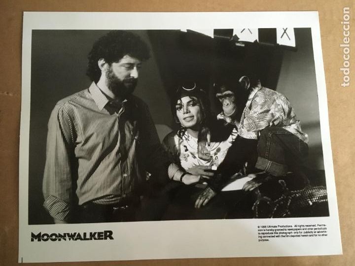 Cine: moonwalker michael jackson foto original estreno