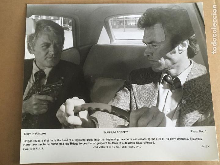 Cine: harry el fuerte magnum force clint eastwood foto original estreno