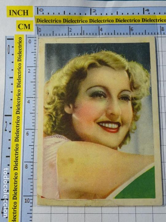 Kino: ANTIGUO CROMO. EDITORIAL BRUGUERA. CROMOS CINEFOTO. CINE ACTRIZ ACTOR. JEANETTE MACDONALD E-4-B . 10