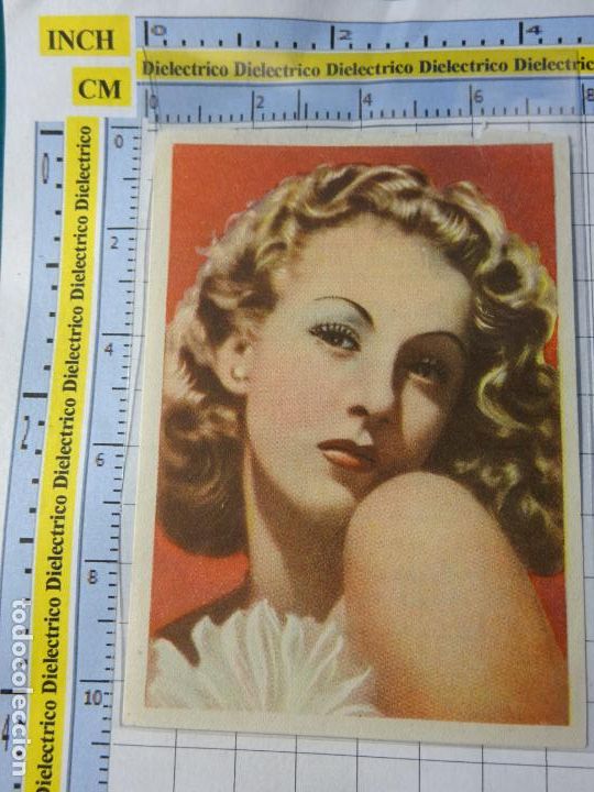 Cinema: ANTIGUO CROMO. EDITORIAL BRUGUERA. CROMOS CINEFOTO. CINE ACTRIZ ACTOR. DANIELLE DARRIEUX E-12-A . 45