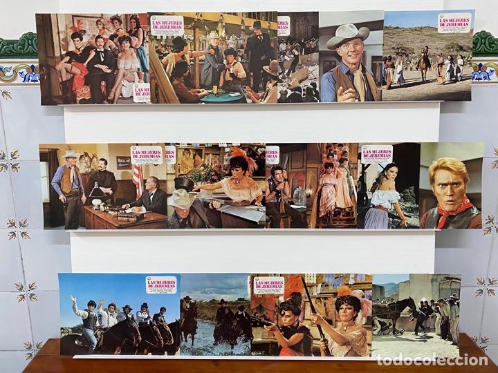 Cine: Las mujeres de Jerem&iacute;as. Isela Vega, Jorge Rivero, Andr&eacute;s Garc&iacute;a, Chuck C. 12 FOTOCROMOS ORIGINALES.