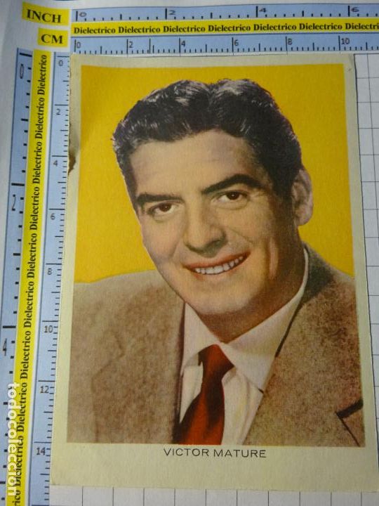 Kino: ANTIGUA FOTO POSTAL CROMO DE CINE. ACTOR. VICTOR MATURE 237