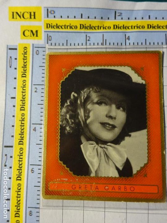 Cine: ANTIGUO FOTO CROMO DE CINE. BUNTE FILMBILDER ZUBAN N&ordm; 6. 253 GRETA GARBO.