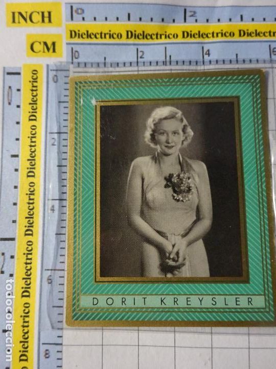 Kino: ANTIGUO FOTO CROMO DE CINE. BUNTE FILMBILDER ZUBAN N&ordm; 6. 321 DORIT KREYSLER