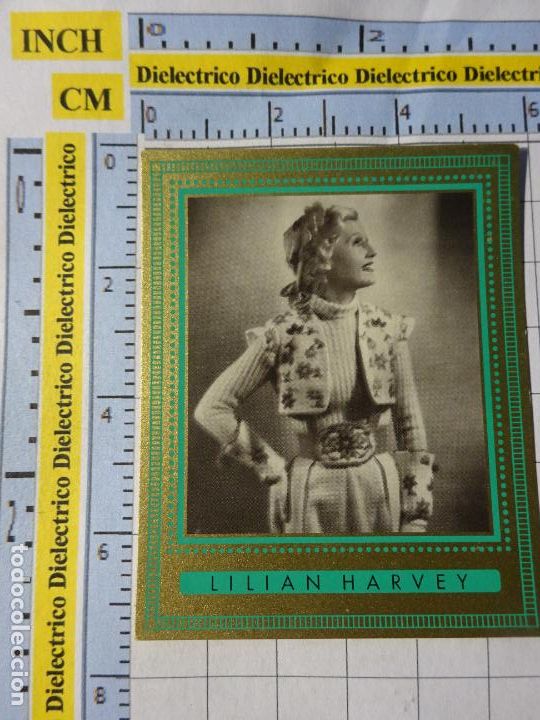 Kino: ANTIGUO FOTO CROMO DE CINE. BUNTE FILMBILDER ZUBAN N&ordm; 6. 266 LILIAN HARVEY