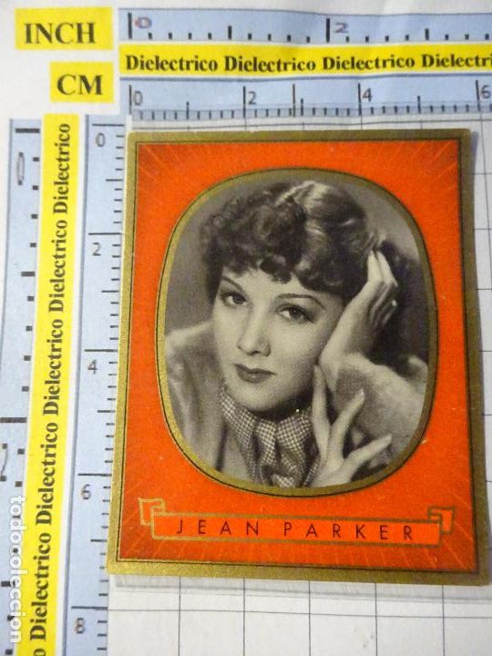 Kino: ANTIGUO FOTO CROMO DE CINE. BUNTE FILMBILDER ZUBAN N&ordm; 6. 326 JEAN PARKER