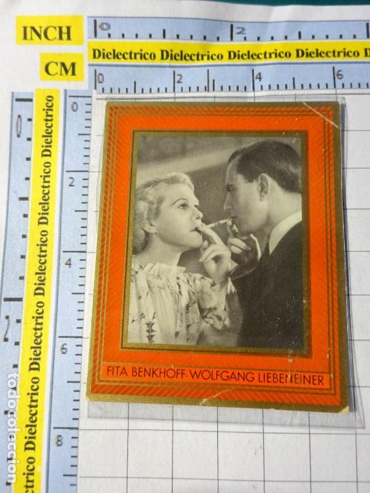 Kino: ANTIGUO FOTO CROMO DE CINE. BUNTE FILMBILDER ZUBAN N&ordm; 6. 336 FITA BENKHOFF
