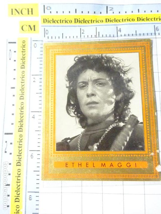 Kino: ANTIGUO FOTO CROMO DE CINE. BUNTE FILMBILDER ZUBAN N&ordm; 6. 404 ETHEL MAGGI