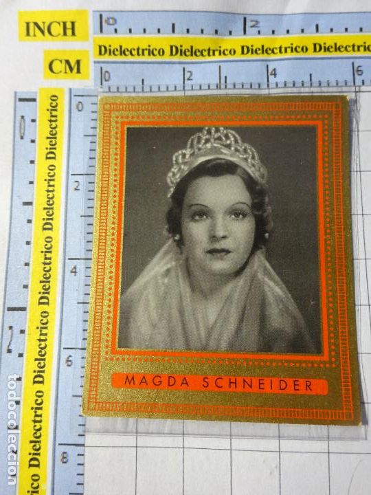 Cine: ANTIGUO FOTO CROMO DE CINE. BUNTE FILMBILDER ZUBAN N&ordm; 6. 450 MAGDA SCHNEIDER