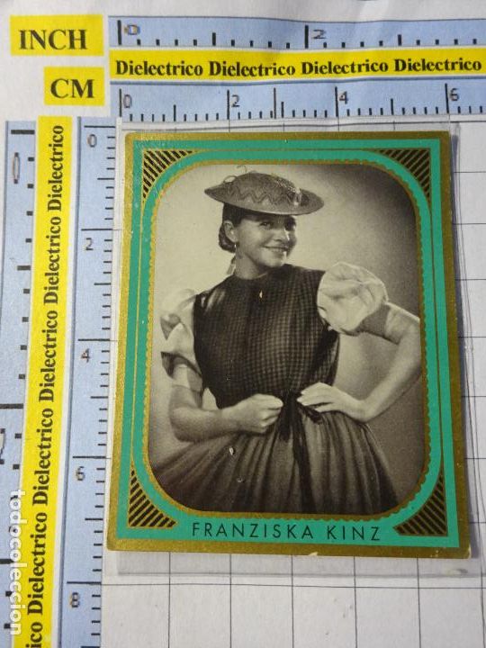 Kino: ANTIGUO FOTO CROMO DE CINE. BUNTE FILMBILDER ZUBAN N&ordm; 6. 479 FRANZISKA KINZ