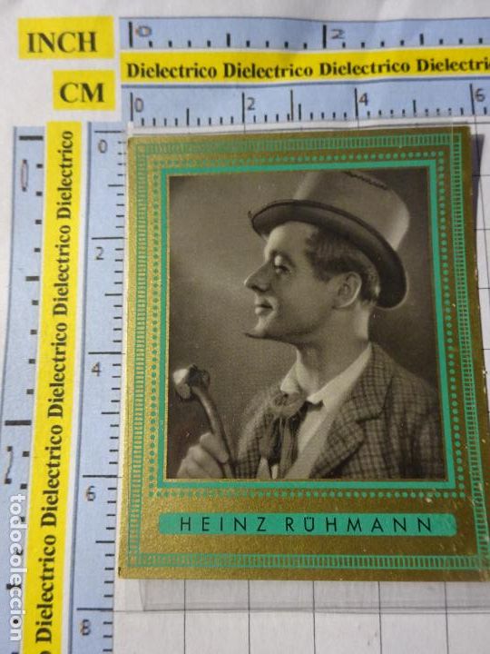 Cin&eacute;ma: ANTIGUO FOTO CROMO DE CINE. BUNTE FILMBILDER ZUBAN N&ordm; 6. 484 HEINZ R&Uuml;HMANN