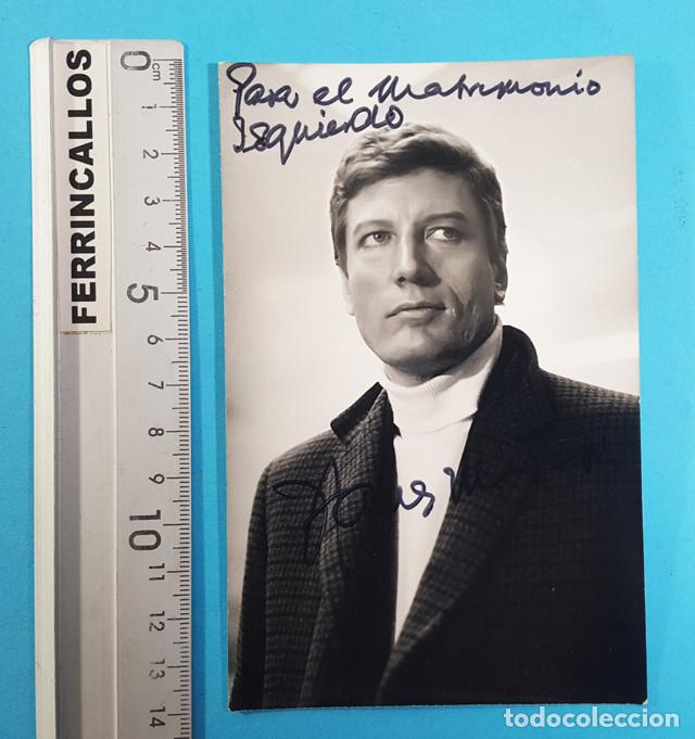 Cin&eacute;ma: POSTAL O FOTO PROMOCIONAL ACTOR DEDICADA AUT&Oacute;GRAFO