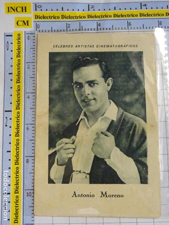 Cine: FOTO CROMO DE CINE. CHOCOLATE E. JUNCOSA. C&Eacute;LEBRES ARTISTAS CINEMATOGR&Aacute;FICOS. D 14 ANTONIO MORENO