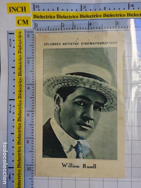 Cin&eacute;ma: FOTO CROMO DE CINE. CHOCOLATE E. JUNCOSA. C&Eacute;LEBRES ARTISTAS CINEMATOGR&Aacute;FICOS. F 21 WILLIAM RUSELL