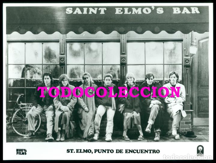 Cine: ST. ELMOS, PUNTO DE ENCUENTRO FOTOGRAFIA ORIGINAL Emilio Est&eacute;vez, Rob Lowe, Andrew McCarthy 20 25 CM
