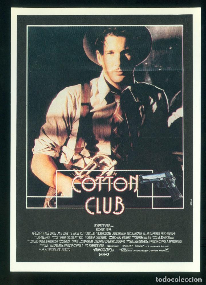 Cinema: RICHARD GERE POSTAL COTTON CLUB
