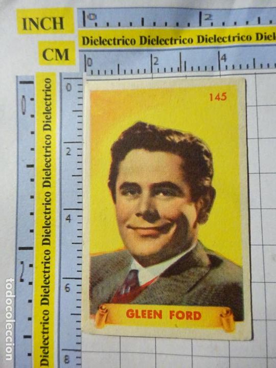 Cin&eacute;ma: ANTIGUO CROMO DE CINE. ARTISTAS CINEMATOGR&Aacute;FICOS ESTRELLAS FAMOSAS. 145 GLEEN FORD 8