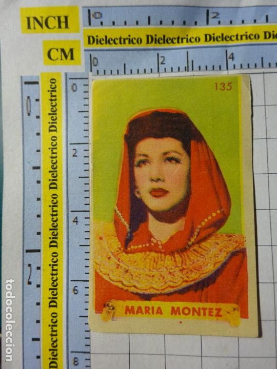 Cin&eacute;ma: ANTIGUO CROMO DE CINE. ARTISTAS CINEMATOGR&Aacute;FICOS ESTRELLAS FAMOSAS. 135 MARIA MONTEZ 15