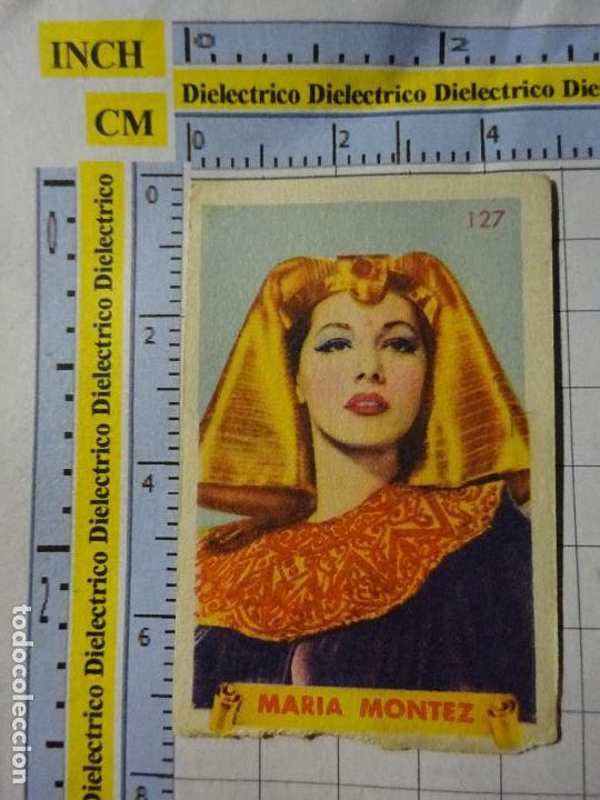 Cin&eacute;ma: ANTIGUO CROMO DE CINE. ARTISTAS CINEMATOGR&Aacute;FICOS ESTRELLAS FAMOSAS. 127 MARIA MONTEZ 21