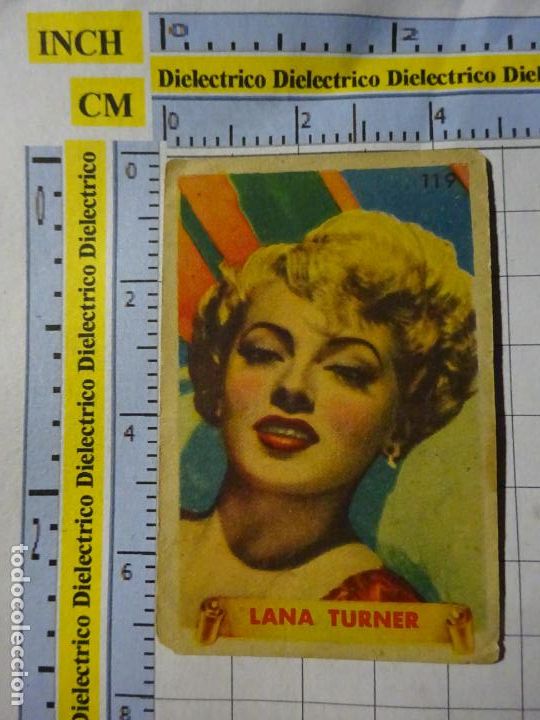 Kino: ANTIGUO CROMO DE CINE. ARTISTAS CINEMATOGR&Aacute;FICOS ESTRELLAS FAMOSAS. 119 LANA TURNER 29