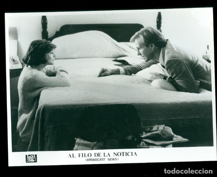 Cine: FOTOGRAFIA ORIGINAL William Hurt Holly Hunter Albert Brooks AL FILO DE LA NOTICIA