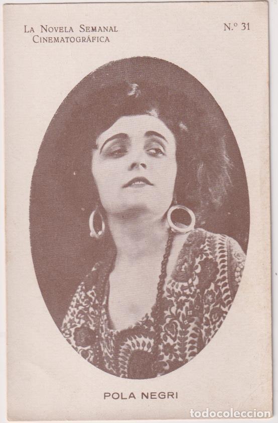 Cine: Postal (14x9) Biblioteca Films n&ordm; 31. Pola Negri