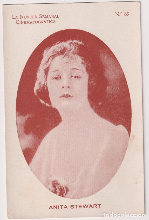Cine: Postal (14x9) La Novela Femenina Cinematogr&aacute;fica n&ordm; 89. Anita Stewart