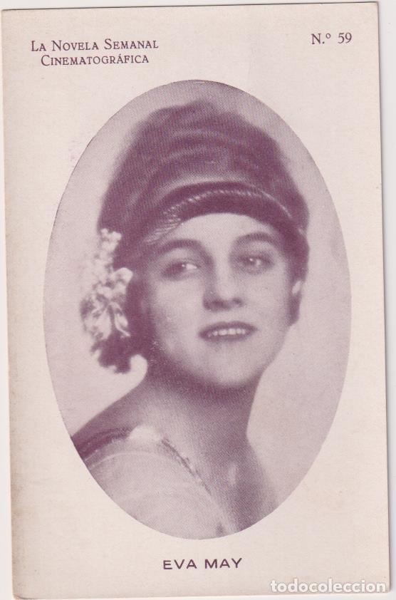 Cine: Postal (14x9) La Novela Femenina Cinematogr&aacute;fica n&ordm; 59. Eva May