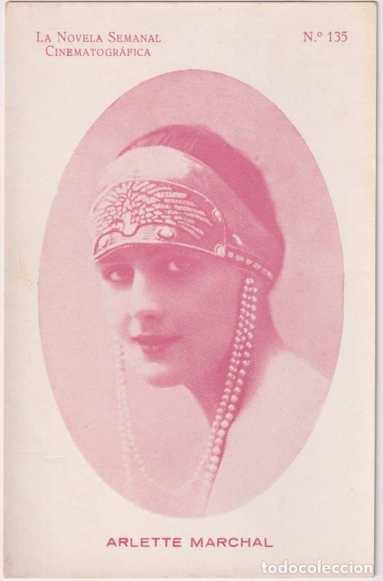 Cine: Postal (14x9) La Novela Femenina Cinematogr&aacute;fica n&ordm; 135. Arlette Marchal