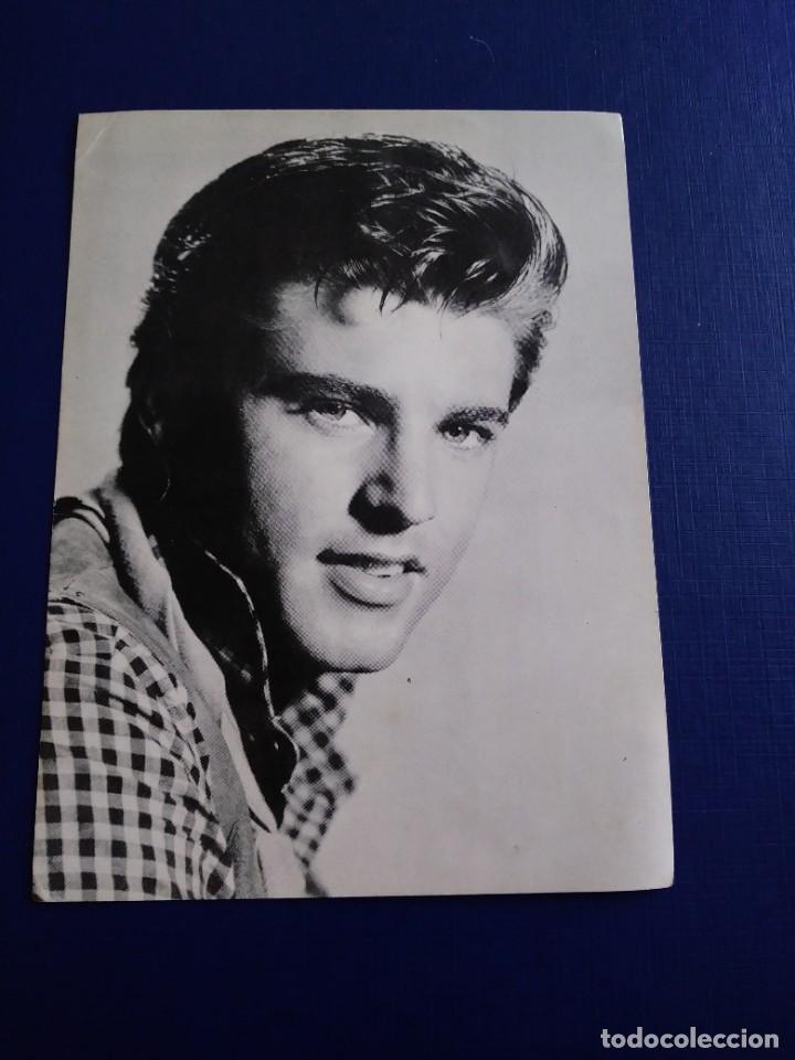 Cine: RICKY NELSON - FOTO FICHA OBSEQUIO DE &rdquo;ROM&Aacute;NTICA&rdquo;
