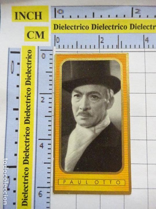 Kino: ANTIGUO CROMO CINE ESTRELLAS. CIGARROS 2 1/2 LLOYD BUNTE FILMBILDER ALEMANIA. 396 PAUL OTTO