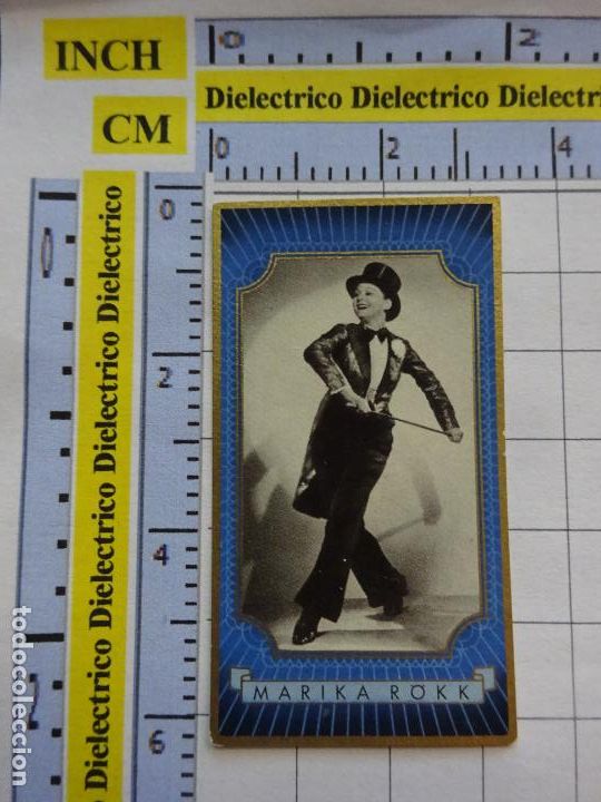 Kino: ANTIGUO CROMO CINE ESTRELLAS. CIGARROS 2 1/2 LLOYD BUNTE FILMBILDER ALEMANIA. 361 MARIKA R&Ouml;KK