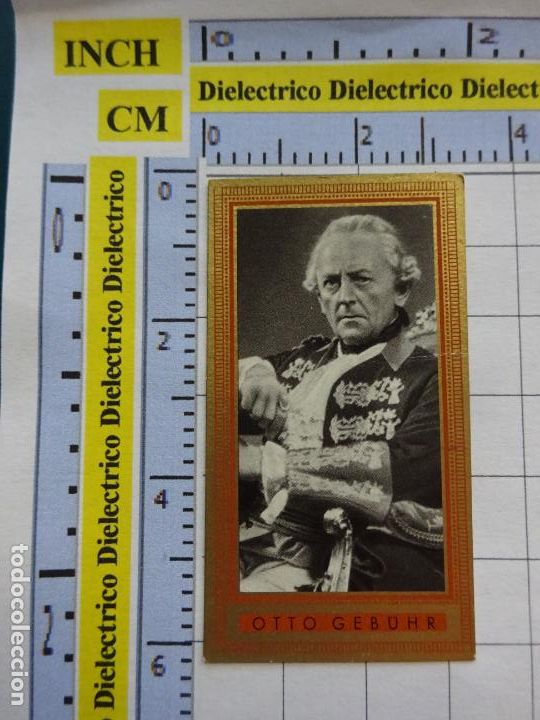 Kino: ANTIGUO CROMO CINE ESTRELLAS CIGARROS 2 1/2 LLOYD BUNTE FILMBILDER ALEMANIA. 293 OTTO GEBUHR