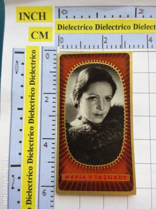 Kino: ANTIGUO CROMO CINE ESTRELLAS CIGARROS 2 1/2 LLOYD BUNTE FILMBILDER ALEMANIA. 287 MARIA TASNADY