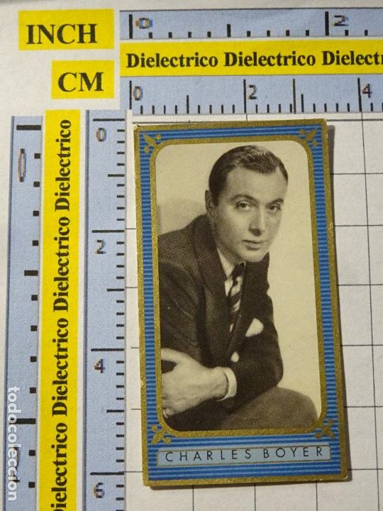 Kino: ANTIGUO CROMO CINE ESTRELLAS CIGARROS ZUBAN 6 BUNTE FILMBILDER ALEMANIA. 252 CHARLES BOYER
