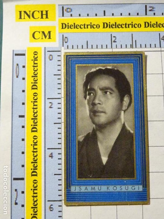 Kino: ANTIGUO CROMO CINE ESTRELLAS CIGARROS ZUBAN 6 BUNTE FILMBILDER ALEMANIA. 428 JSAMU KOSUGI