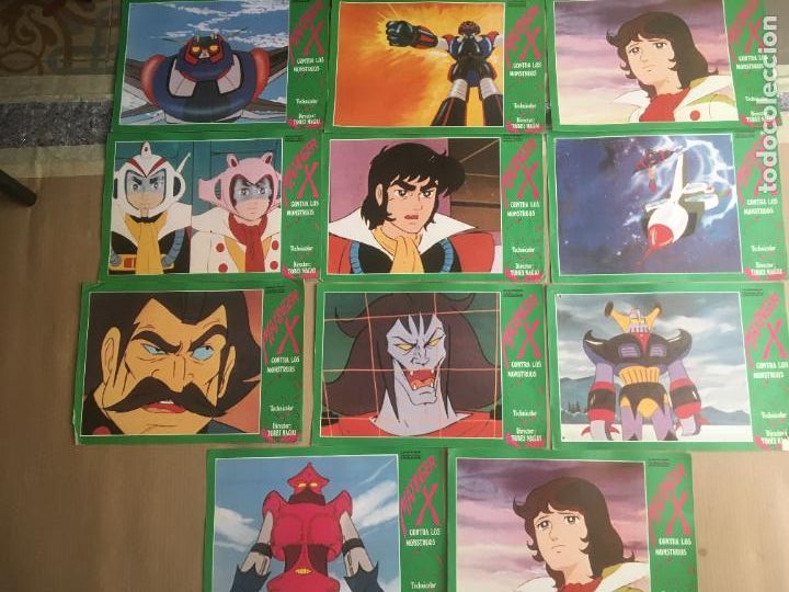 Cine: maxinger x contra los monstruos mazinger z 11 fotocromos originales estreno
