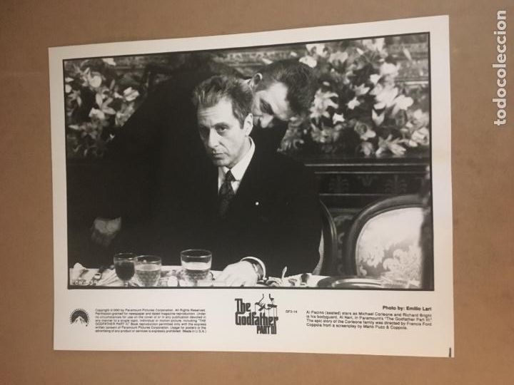 Cine: el padrino 3 III the godfather al pacino foto original estreno