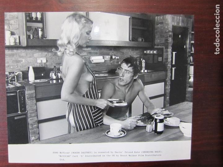 Cine: McVicar - foto original b/n - Roger Daltrey The Who - Georgina Hale