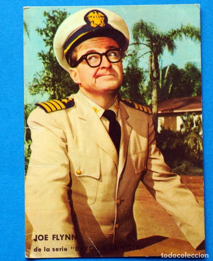 Cine: CROMO DE PERSONAJE: JOE FLYNN DE LA SERIE &rdquo; BARCO A LA VISTA&rdquo;