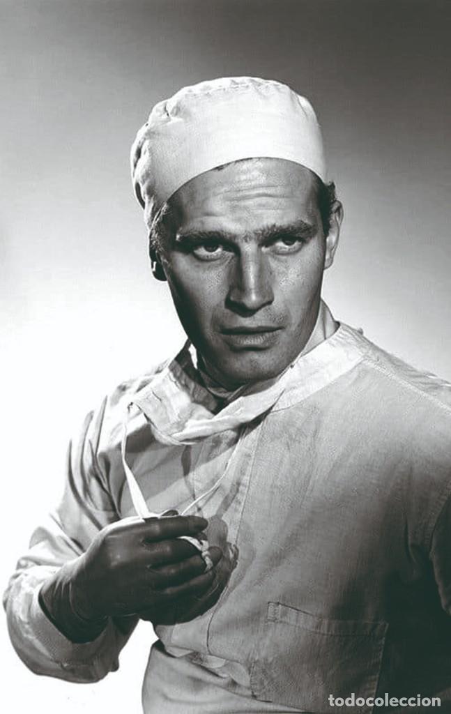 Cine: Charlton Heston PHOTO POSTCARD