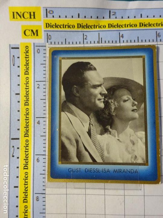 Kino: CROMO FOTOCROMO CINE ACTRIZ ACTOR. CIGARROS SCHWARZ WEISS BUNTE FILMBILDER 149 ISA MIRANDA 6