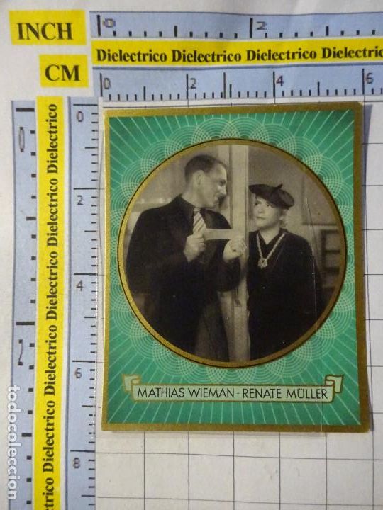 Kino: CROMO FOTOCROMO CINE ACTRIZ ACTOR. CIGARROS SCHWARZ WEISS BUNTE FILMBILDER 400 RENATE M&Uuml;LLER 19