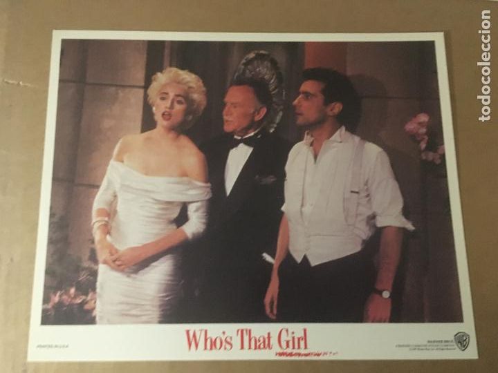 Cine: who's that girl quien es esa chica madonna fotocromo original estreno