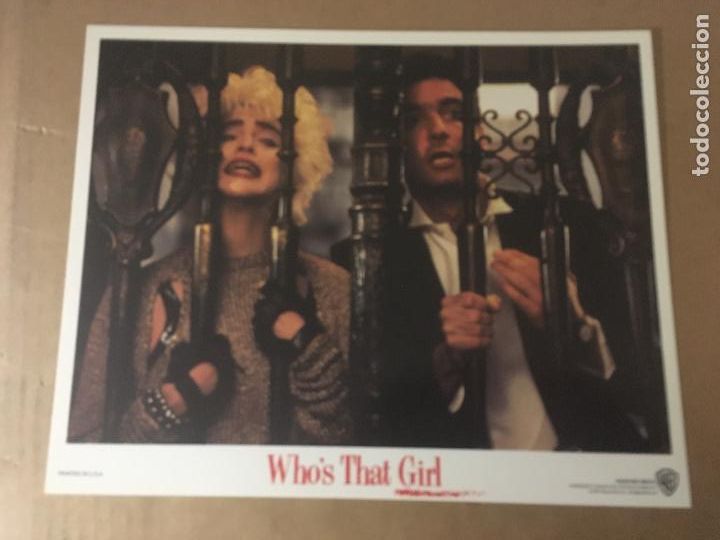 Cine: who's that girl quien es esa chica madonna fotocromo original estreno