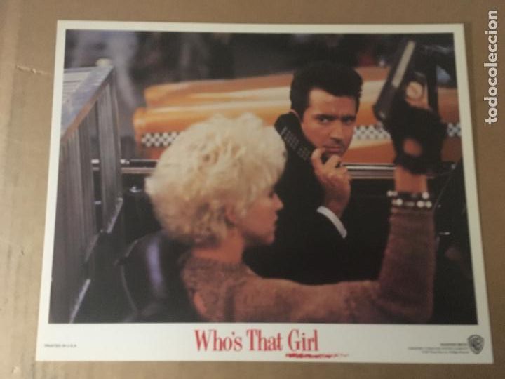 Cine: who's that girl quien es esa chica madonna fotocromo original estreno