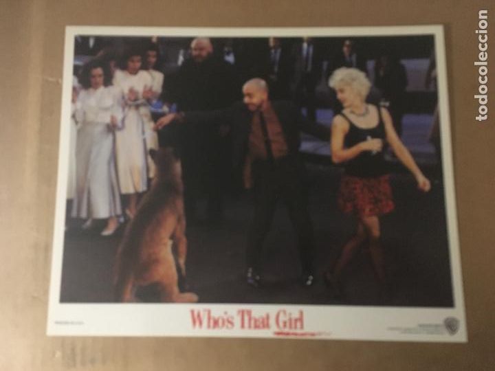Cine: who's that girl quien es esa chica madonna fotocromo original estreno